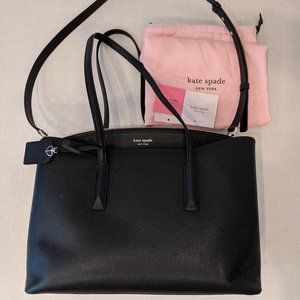 Kate Spade Margaux Large Work Tote - Black